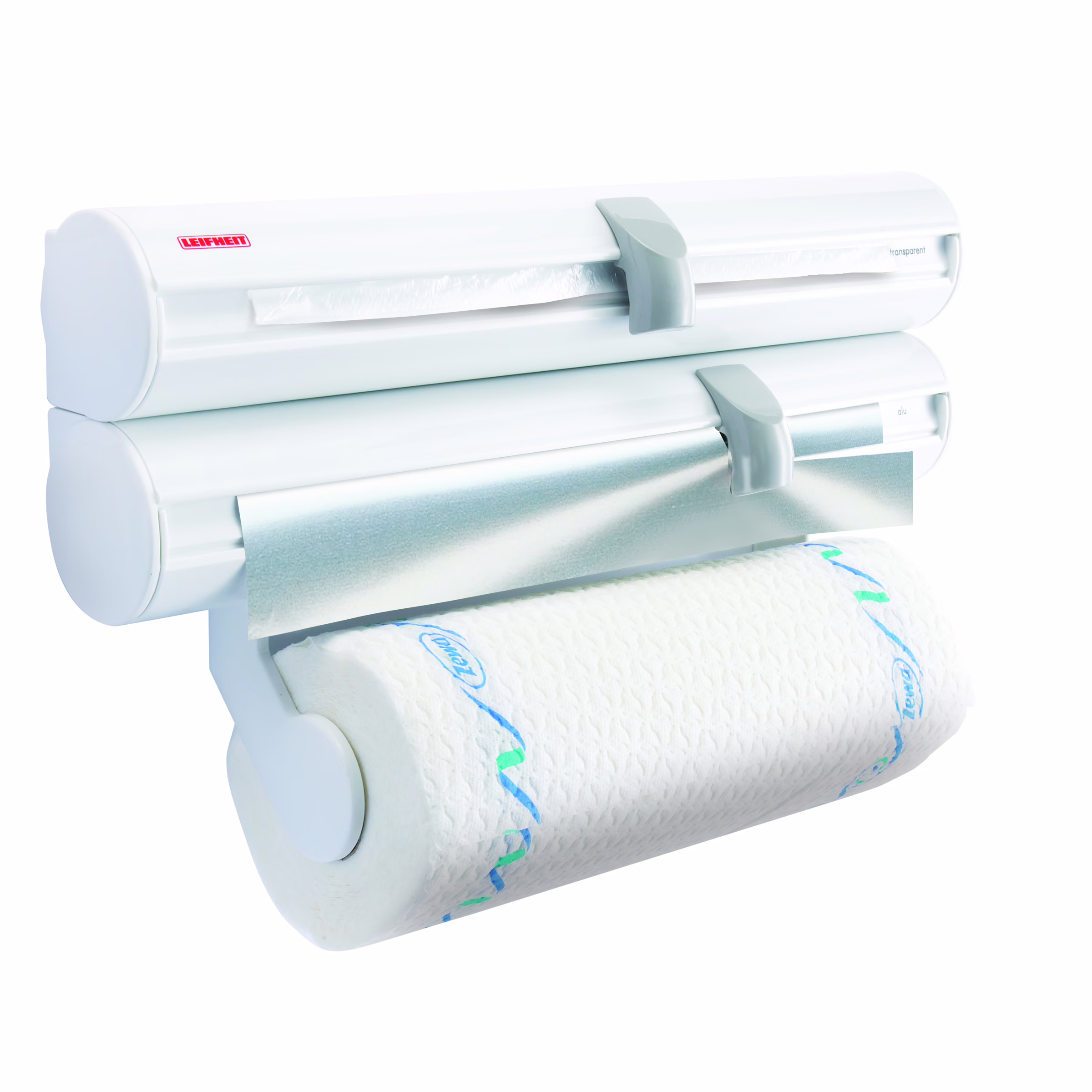 25795-Wandrollenhalter-RollyMobil-ComfortLine-Bildalternative-002.jpg LEIFHEIT Wall Mounted Roll Holder Rolly Mobil White S225795 - Image 1