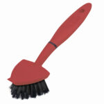 GREENER CLEANER POT & PAN BRUSH RED