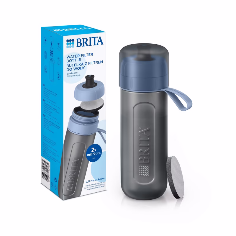 BRITA Active Water Filter Bottle – Dark Blue