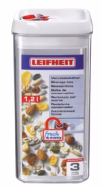 LEIFHEIT Fresh and Easy 1.2L Square Storage Container - Image 3