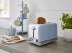 SWAN Retro Toaster 2 Slice - Blue - Image 2