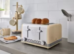 SWAN Retro Toaster 4 Slice - Cream - Image 4