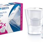 BRITA ALUNA WATER FILTER JUG - WHITE +2 MAXTRA PRO