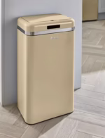 SWAN Retro Sensor Bin - Cream - Image 3
