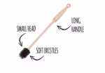 GREENER CLEANER BOTTLE BRUSH 2 PACK - CREAM & SLATE GREY - Image 2